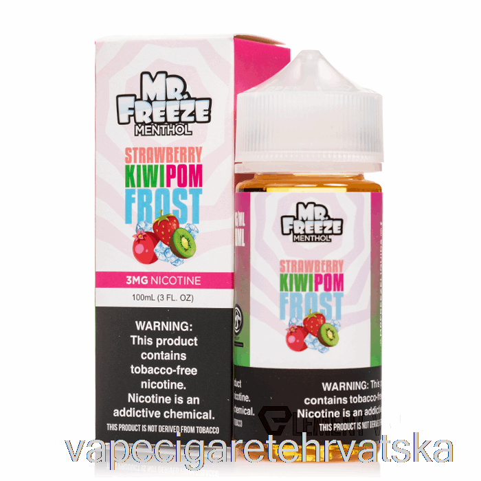 Vape Hrvatska Jagoda Kivi Pom Frost - Mr Freeze - 100ml 6mg